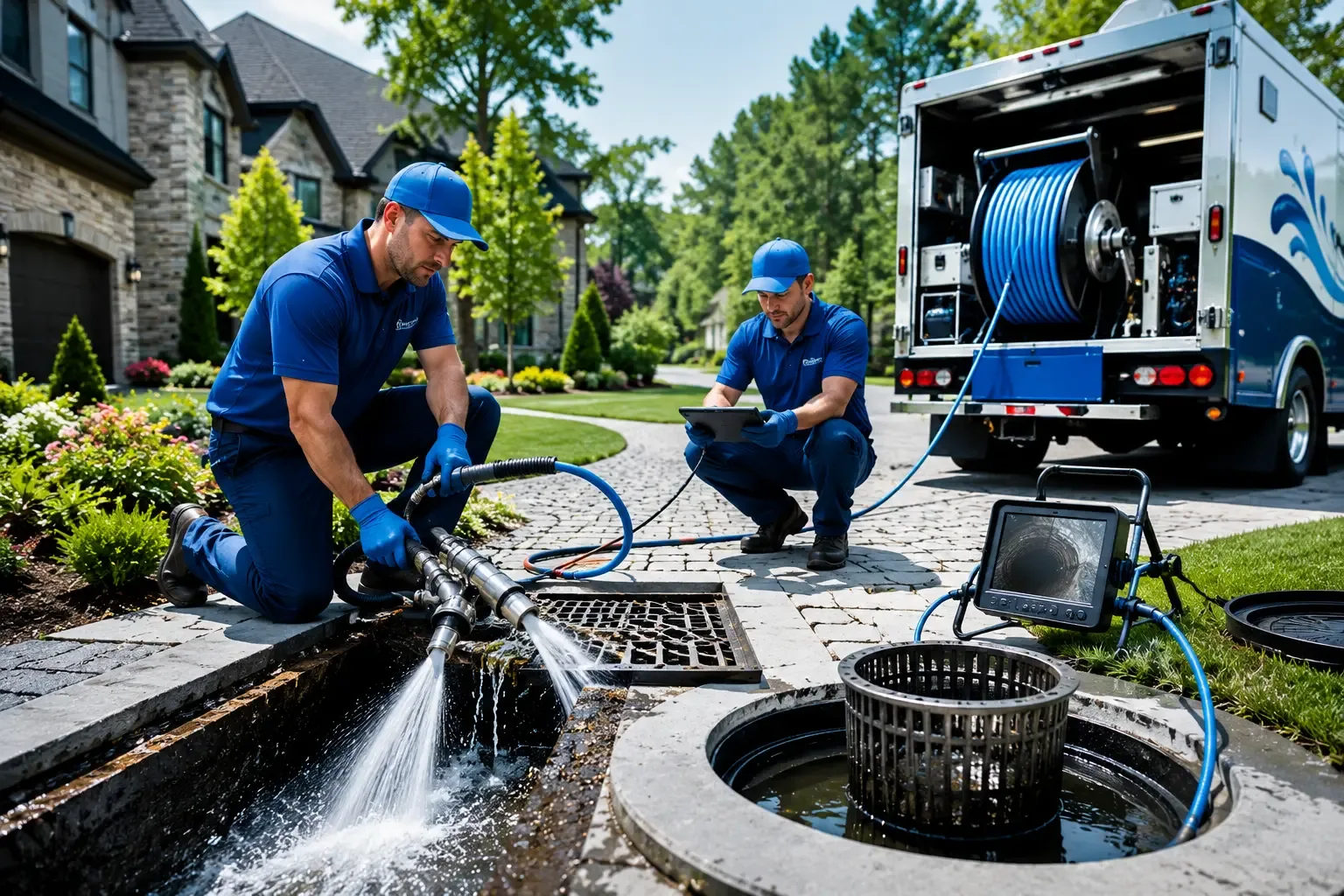 Local outdoor drain cleaning professionals in Fisherville, KY